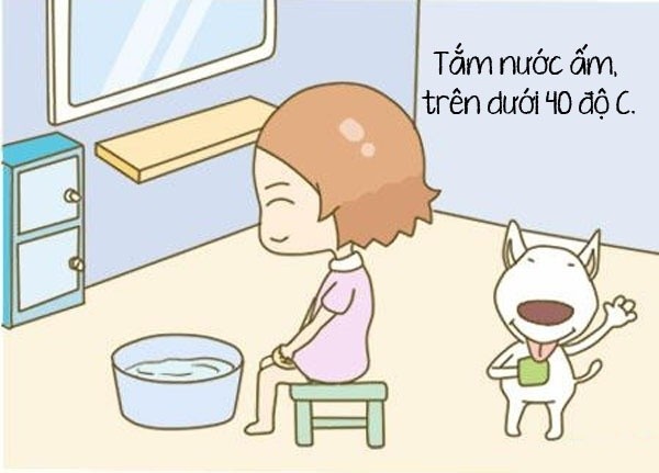 tắm gội sau sinh