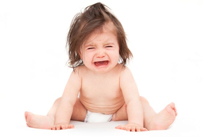 bé lười tập đi