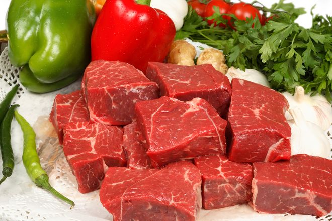 các nhóm thịt đỏ cung cấp sắt