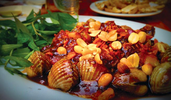 sò lông hấp sa tế