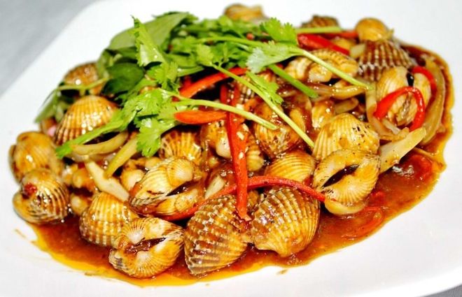 sò lông hấp thái