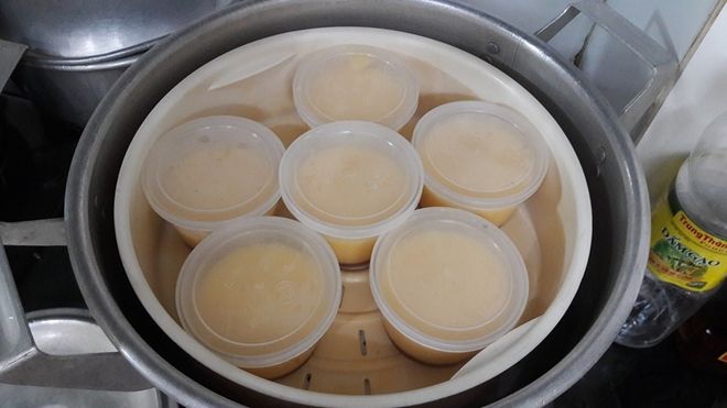 bánh flan hấp cách thủy thơm ngon