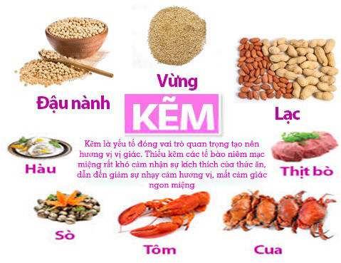 bổ sung kẽm cho trẻ sơ sinh