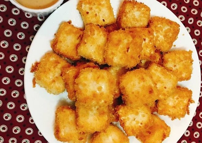 đậu chiên xù đơn giản