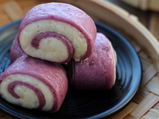 bánh khoai lang hấp