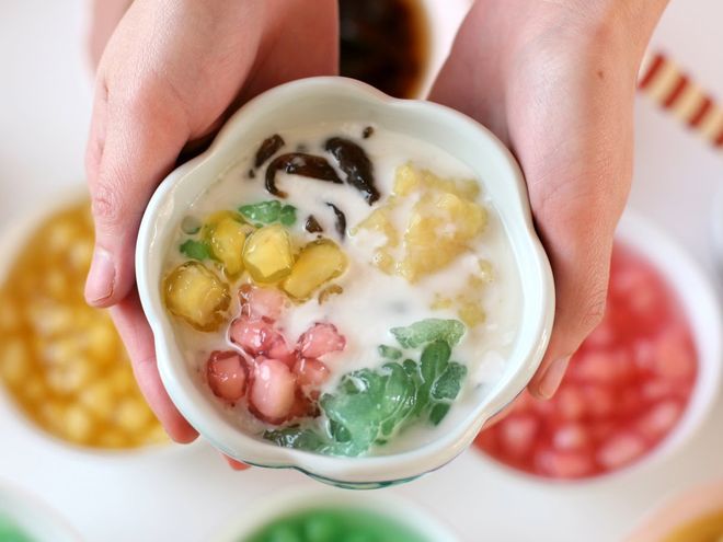 chè sương sa hạt lựu