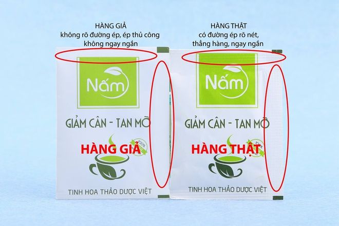 phân biệt hàng thật