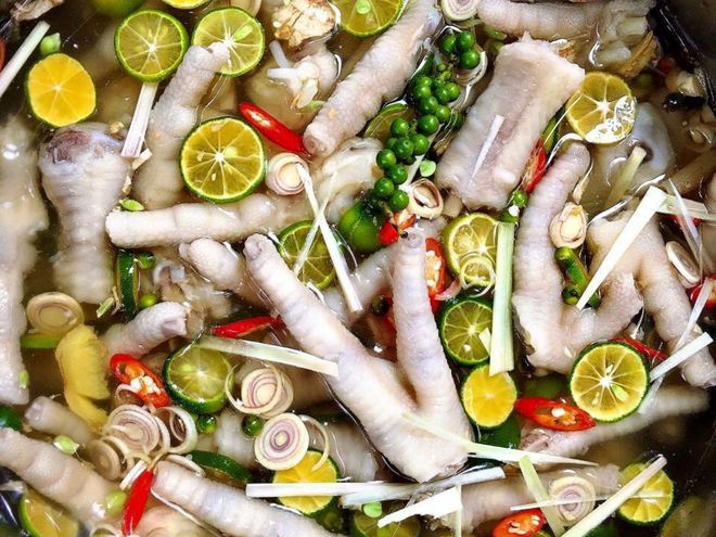 chân gà sả ớt