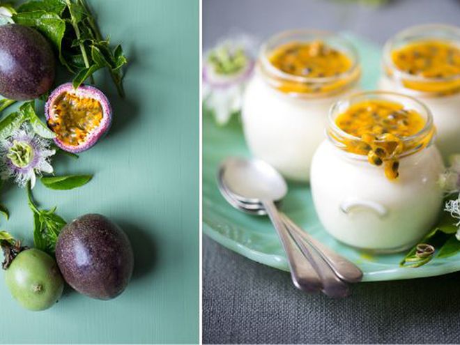 panna cotta chanh dây