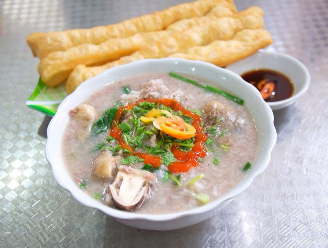 công dụng cháo trai