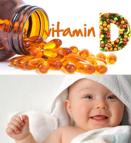 bổ sung vitamin d cho trẻ sơ sinh