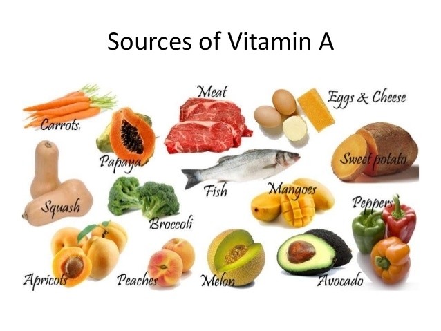 thực phẩm giàu vitamin a