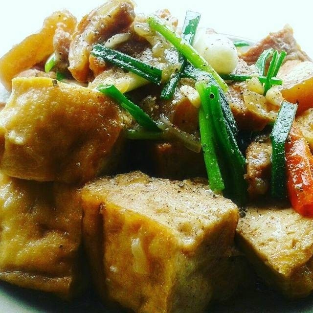 thịt kho đậu hủ