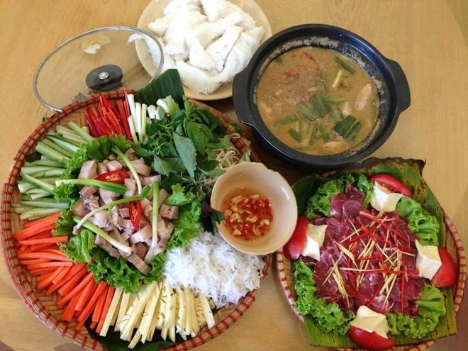 nguyên liệu ăn lẩu