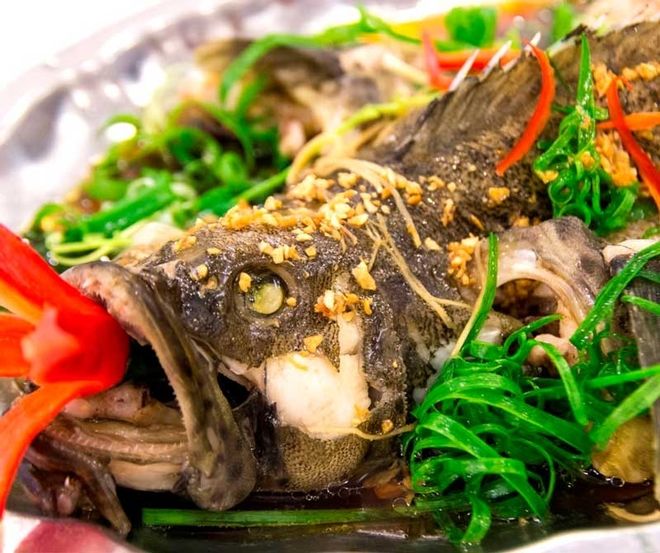 cá trắm hấp bia