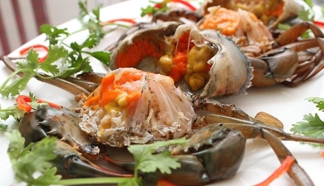 lưu ý khi ăn cua biển