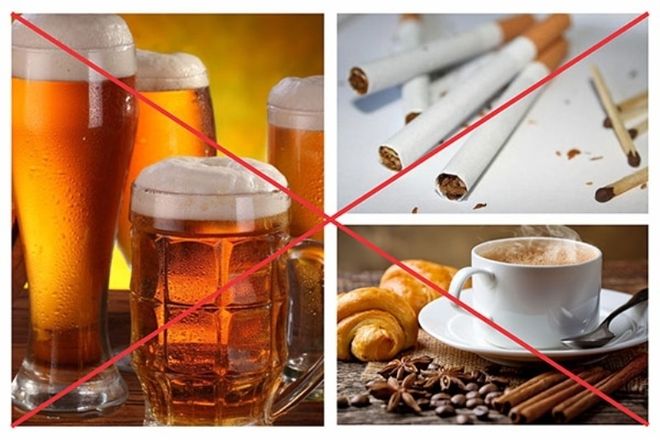 không uống những thực phẩm có hại