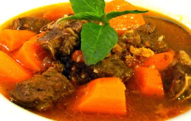 bò kho nước dừa