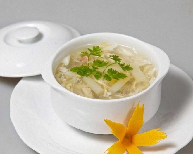 canh cua nấu măng