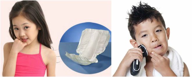 dậy thì ở bé trai và bé gái