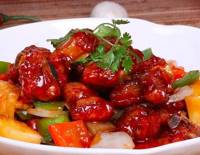 xào dứa