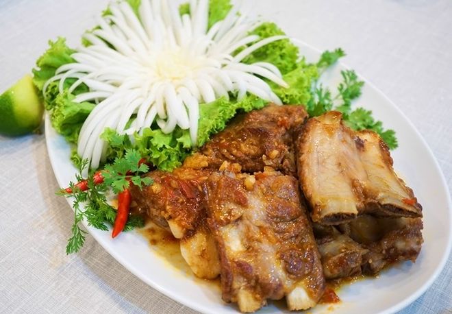 cách làm sườn xào chua ngọt ngon đúng điệu