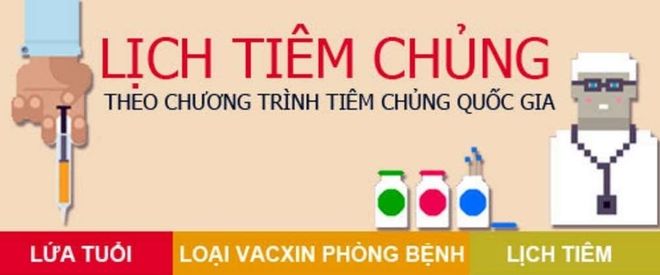 lịch tiêm chủng cho bé