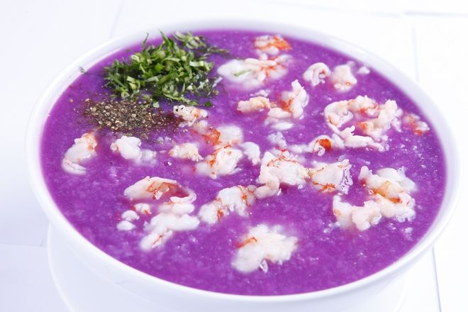 canh khoai mỡ nấu tôm
