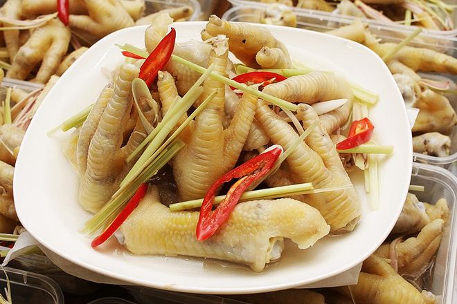 cách làm chân gà ngâm sả ớt