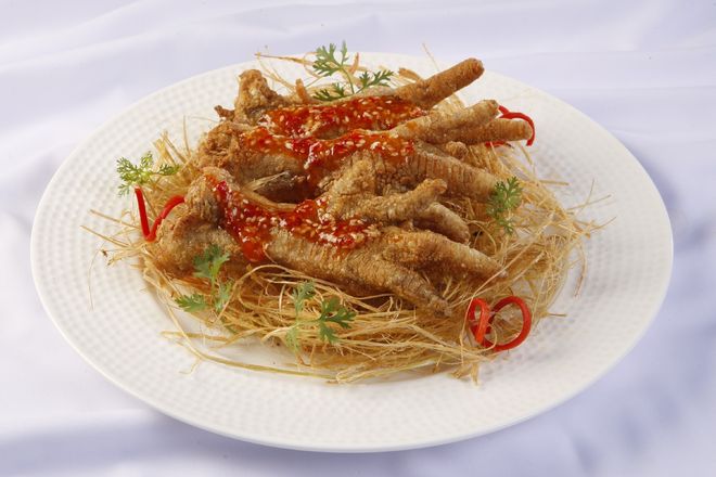 cách làm chân gà rang muối