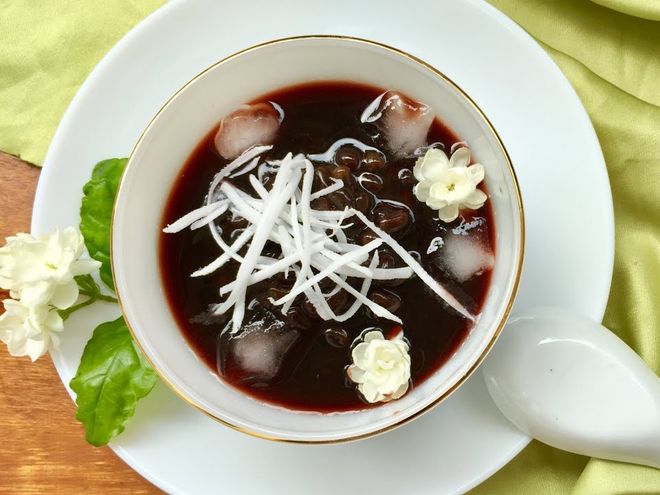chè đậu đen cốt dừa