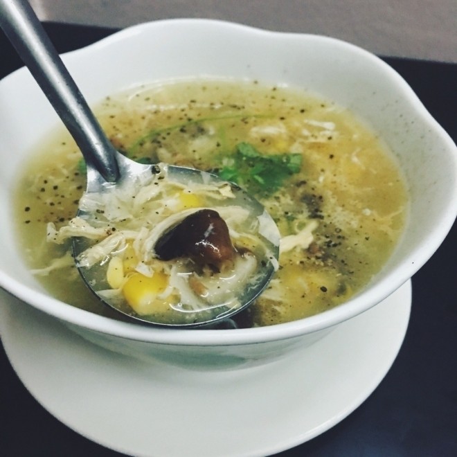 súp ngô gà truyền thống