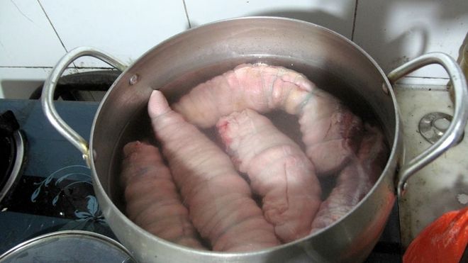 luộc thịt chân giò