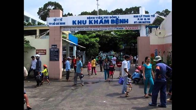 khu khám bệnh bệnh viện nhi đồng 1