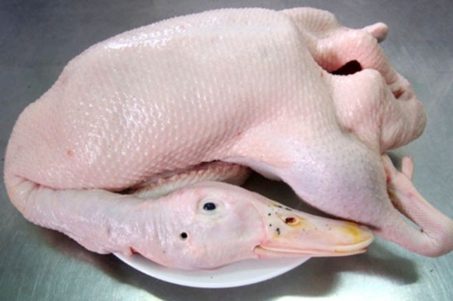 vịt làm sạch