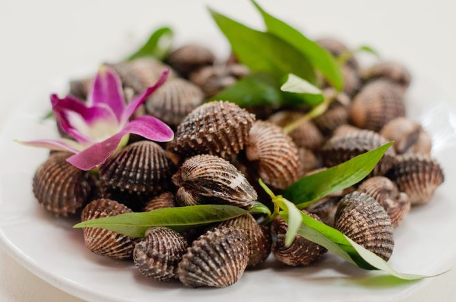 sò huyết nướng