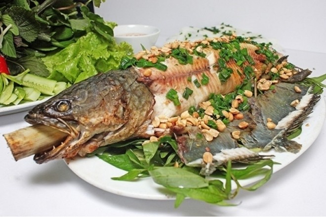 cá lóc nướng