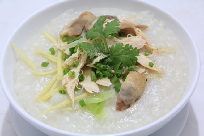 cháo gà