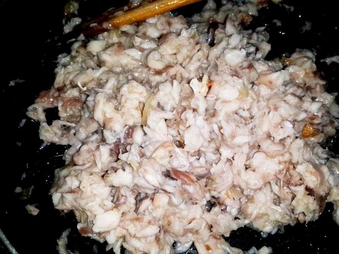 xào thịt cá chép