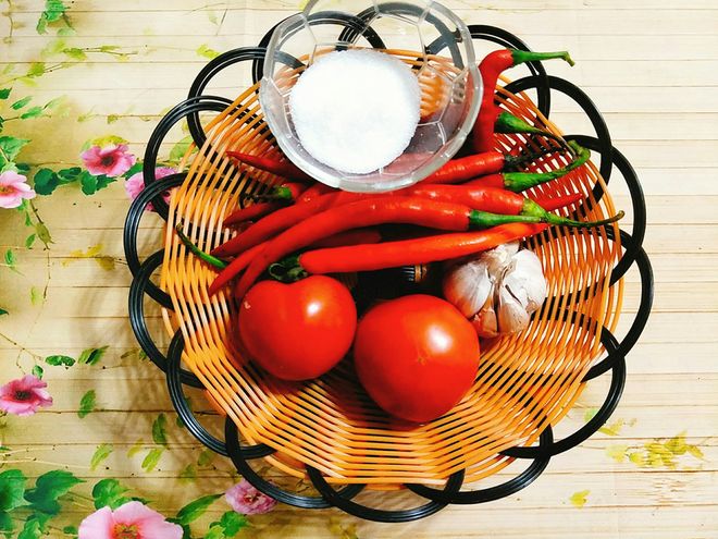 nguyên liệu làm tương ớt chua ngọt