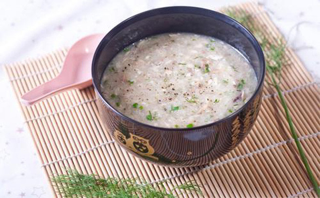 cháo cá chép củ gai