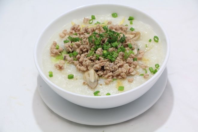 cháo khi đã nấu xong