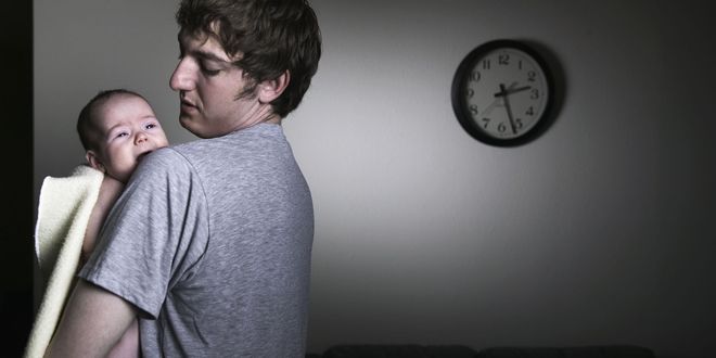 trẻ quấy khóc đêm