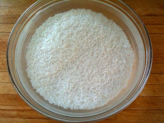 ngâm gạo nếp qua đêm