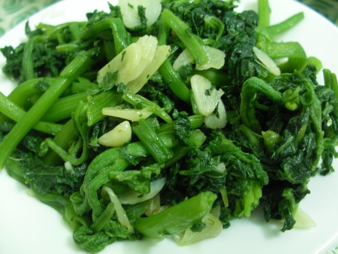 rau bí xào tỏi