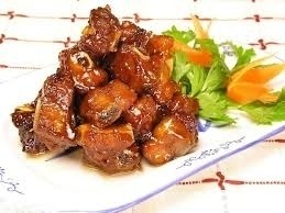 sườn sốt giấm đường