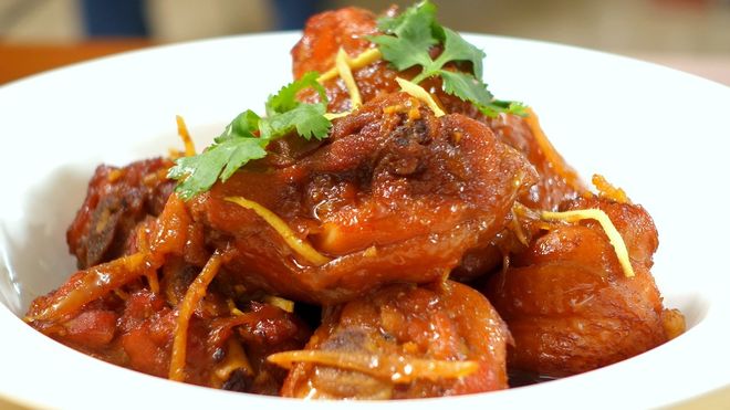 vịt kho gừng