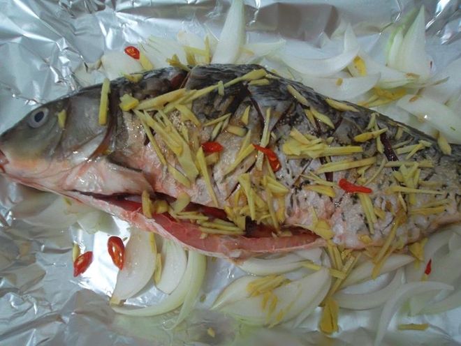 ướp cá trắm