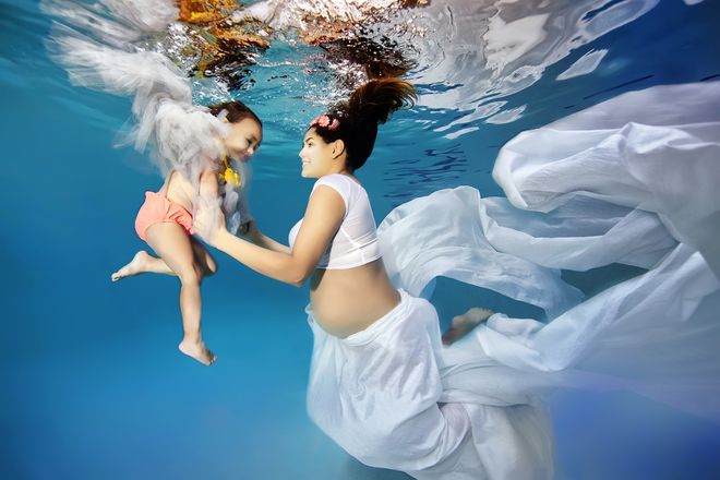 chụp ảnh với gia đình