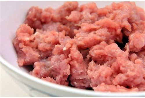 xay nhuyễn thịt, giò sống, mỡ